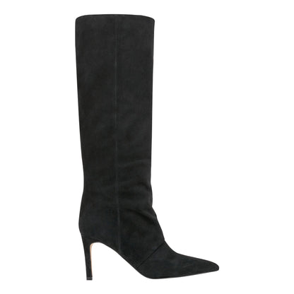 Narysa Dress Leather Boot - Black Suede | Marc Fisher