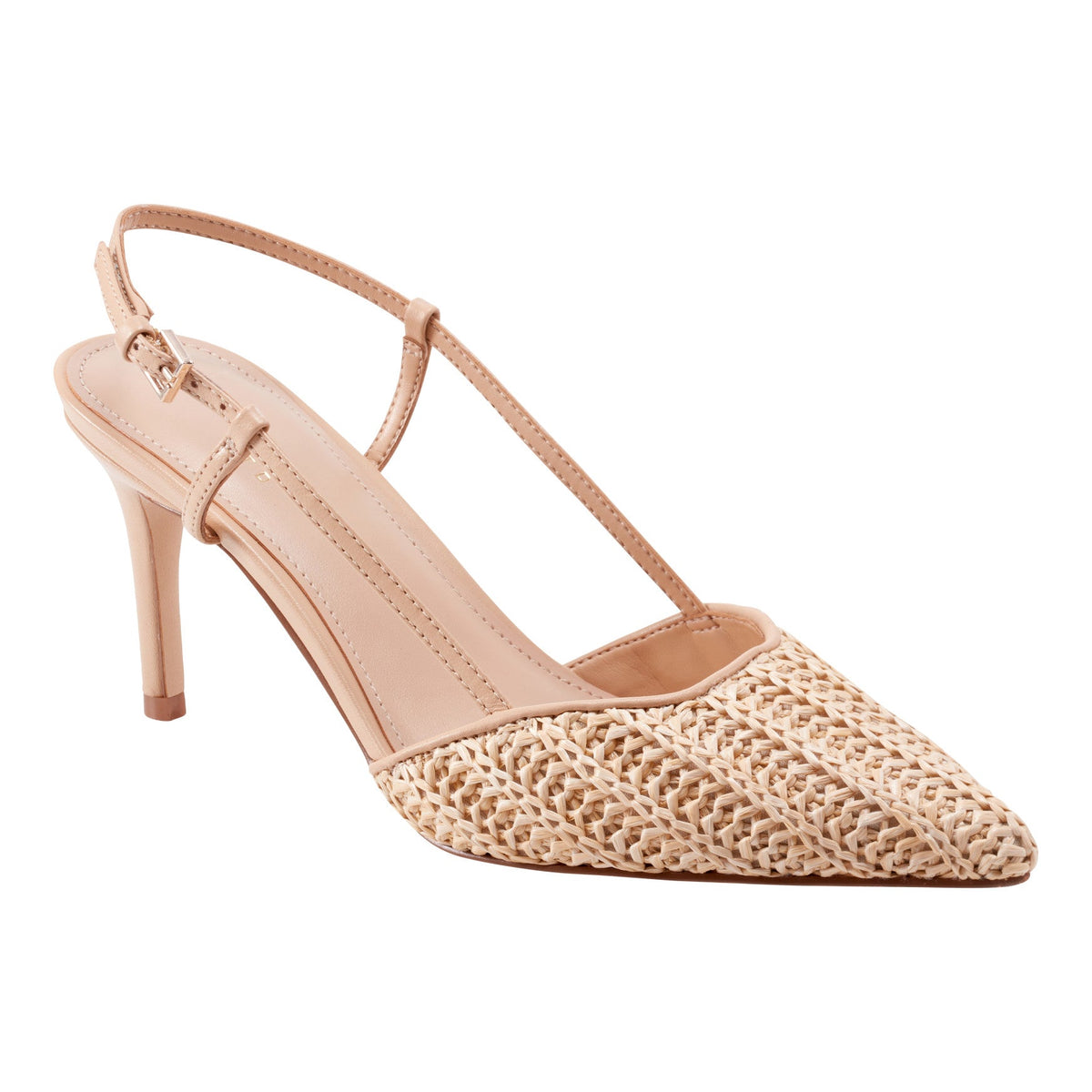 Flory Slingback Pump - Natural Raffia | Marc Fisher