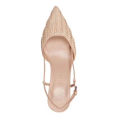 Flory Slingback Pump - Natural Raffia | Marc Fisher