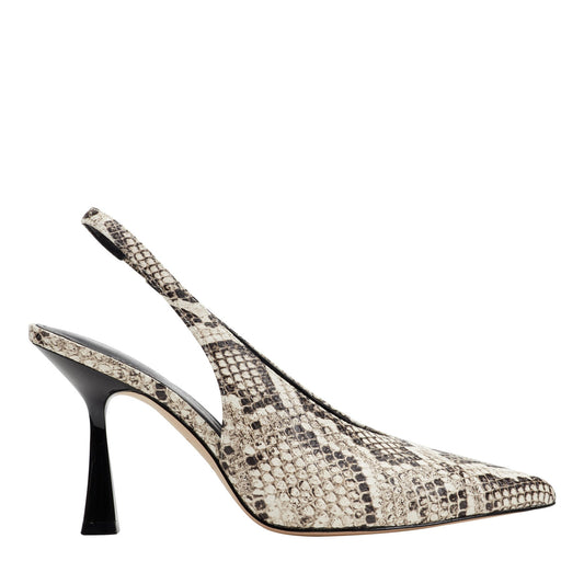 Esther Leather Slingback Pump - Snake Print Multi Leather | Marc Fisher