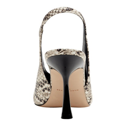 Esther Leather Slingback Pump - Snake Print Multi Leather | Marc Fisher