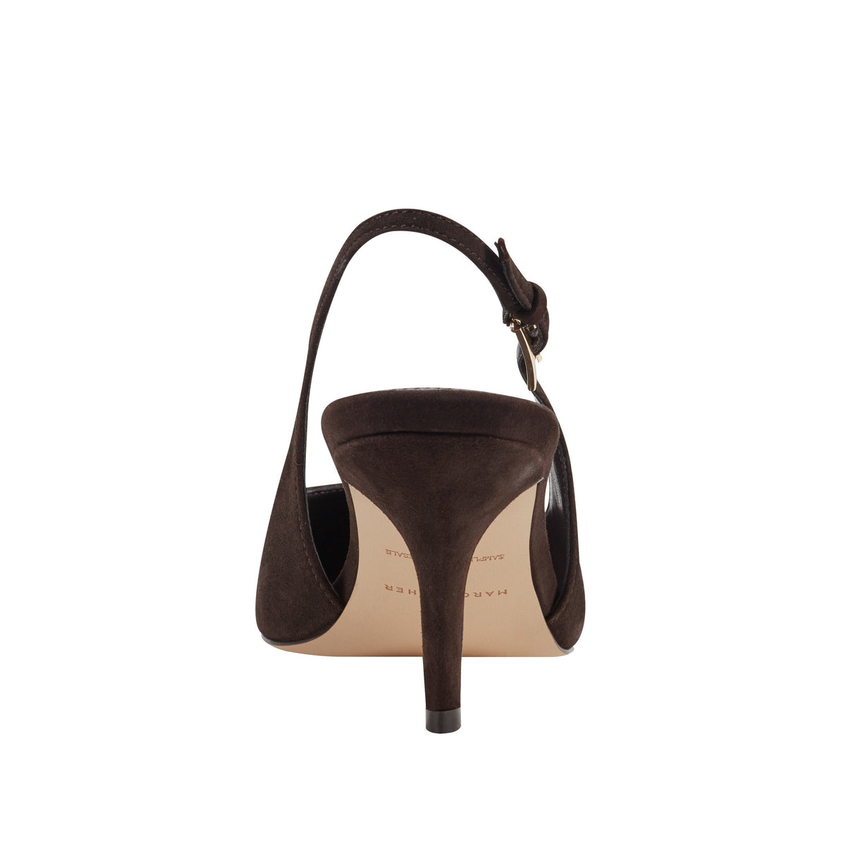 Dorie Leather Slingback Pump - Dark Brown Leather | Marc Fisher