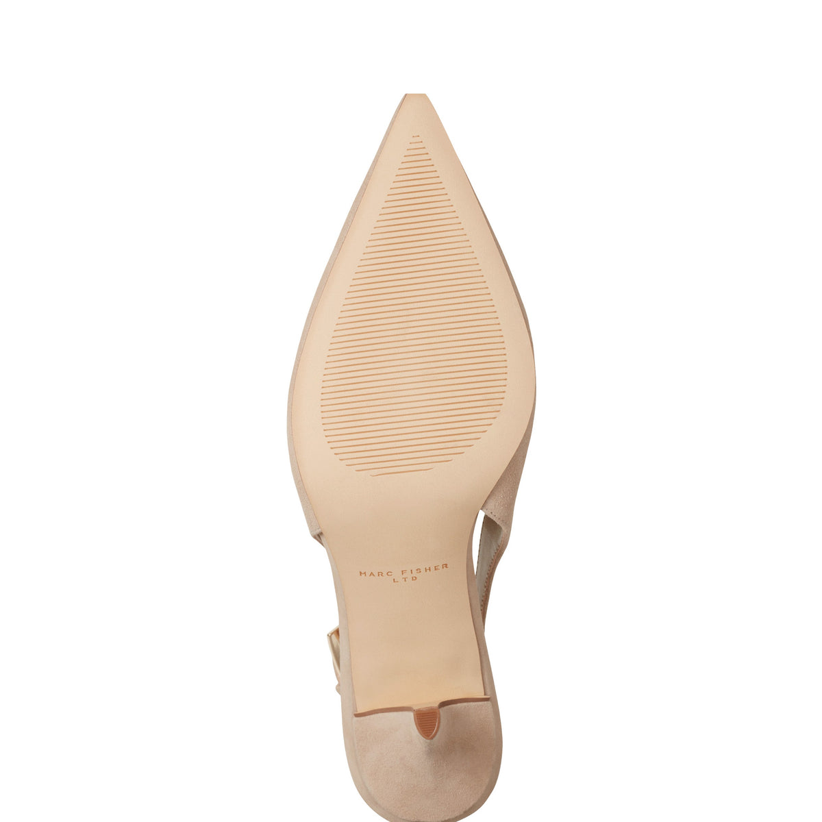 Dorie Leather Slingback Pump - Light Natural Suede | Marc Fisher