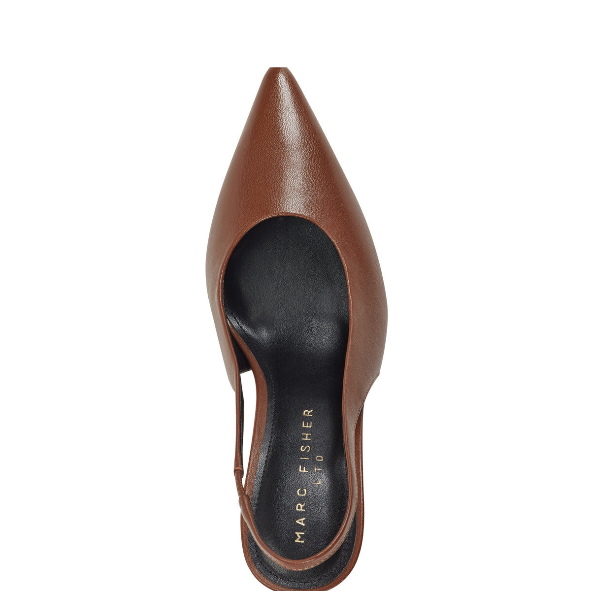Leynne Slingback Pump - Brown Leather | Marc Fisher