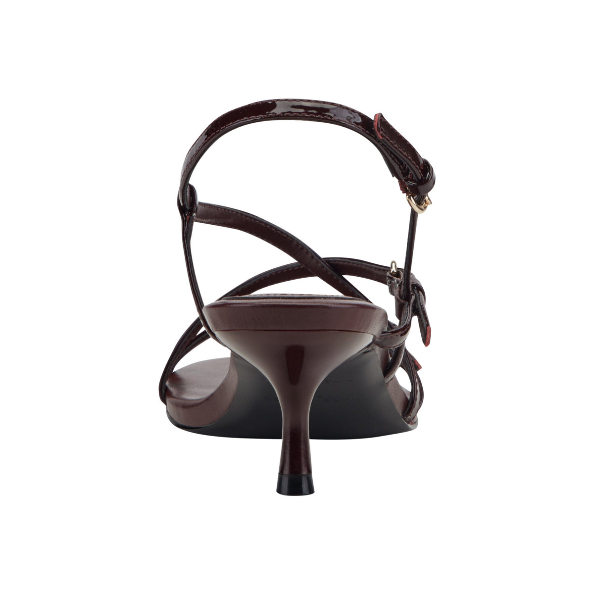 Nylah Leather Strappy Sandal - Red Patent Leather | Marc Fisher