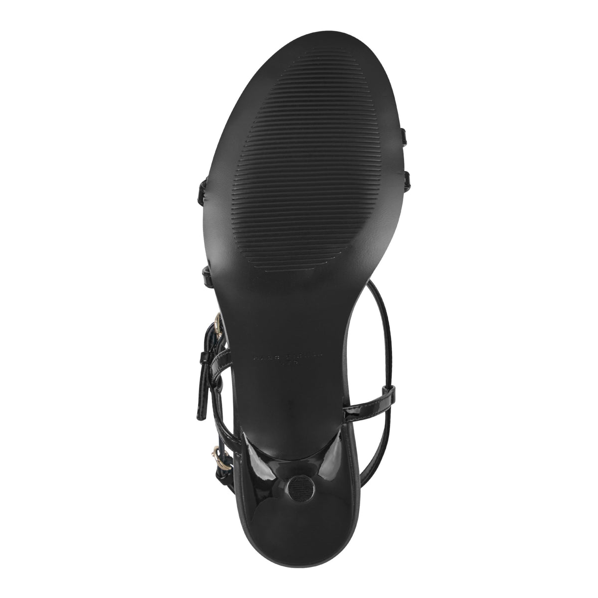Nylah Leather Strappy Sandal - Black Patent Leather | Marc Fisher