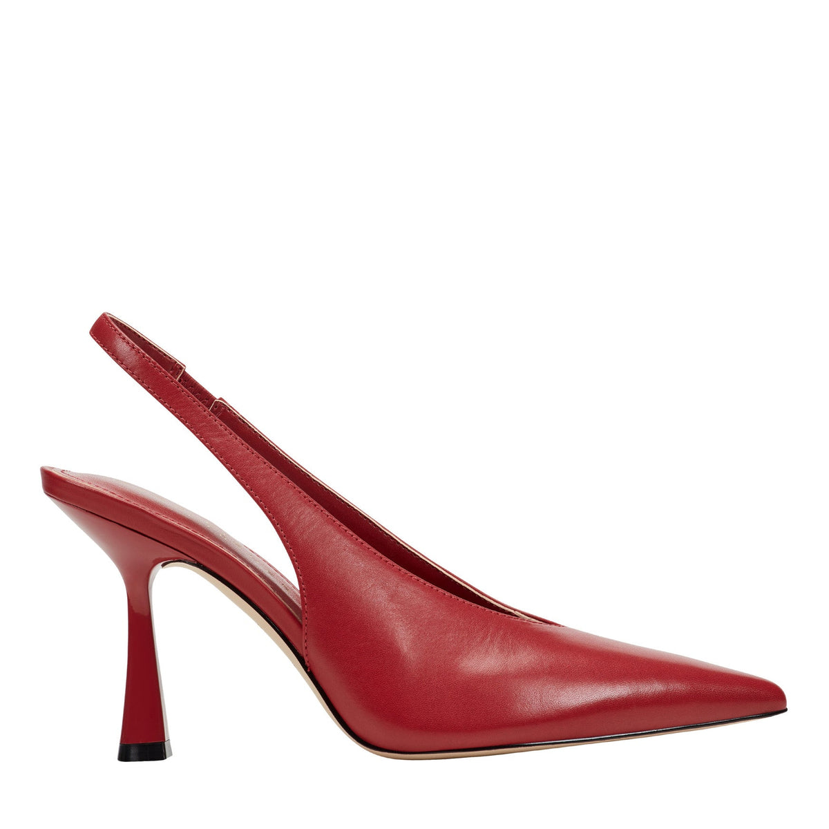 Esther Leather Slingback Pump - Red Leather | Marc Fisher