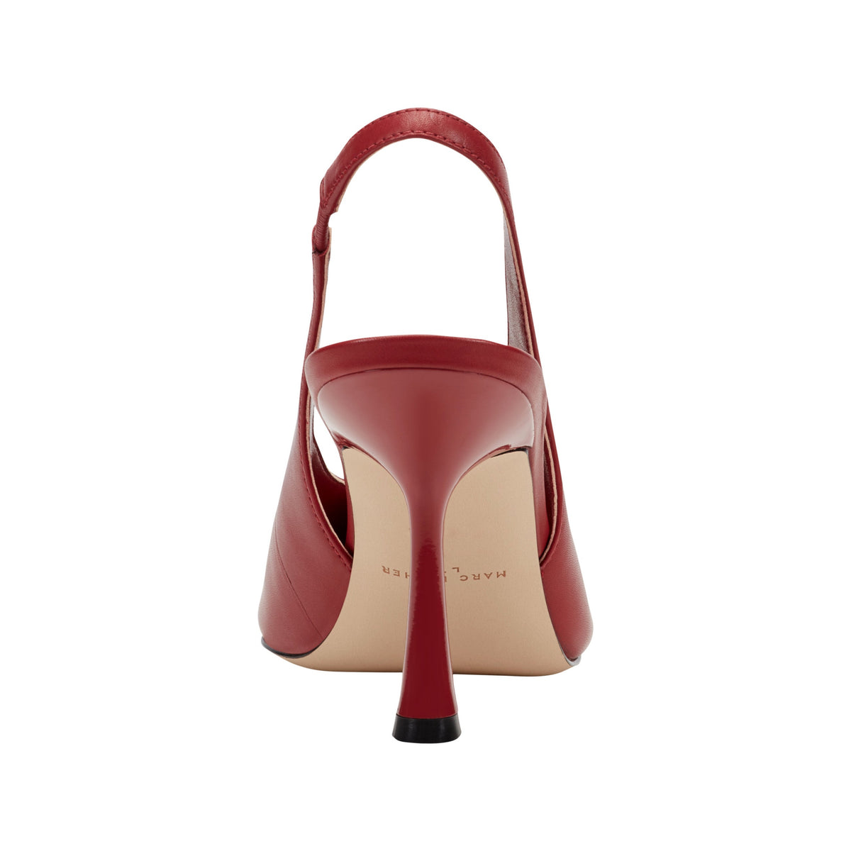 Esther Leather Slingback Pump - Red Leather | Marc Fisher