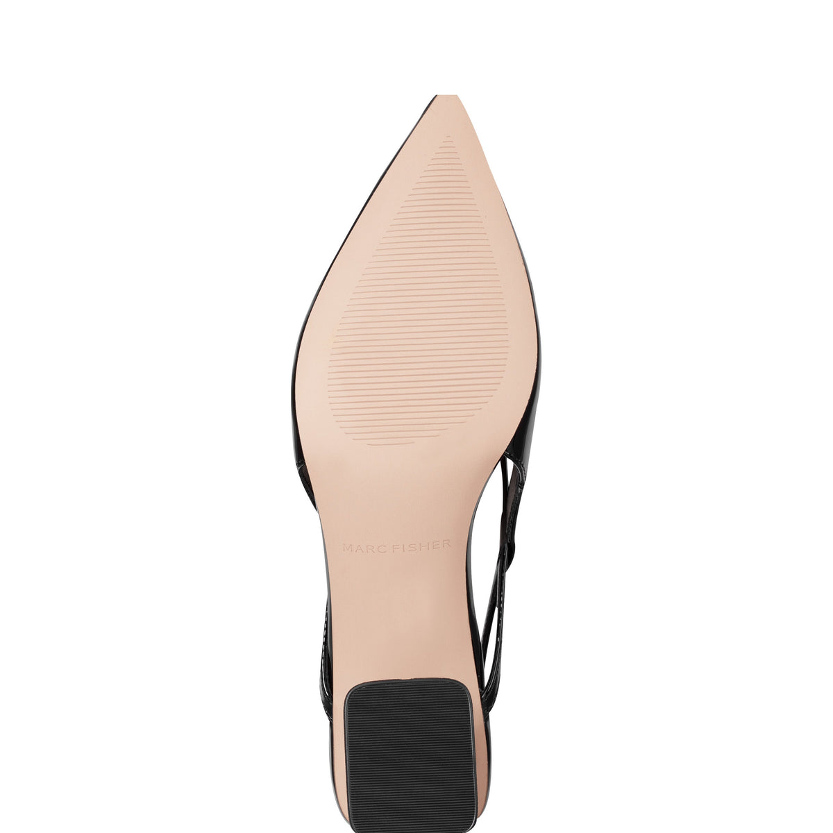 Laily Bow Slingback Pump - Black Patent | Marc Fisher