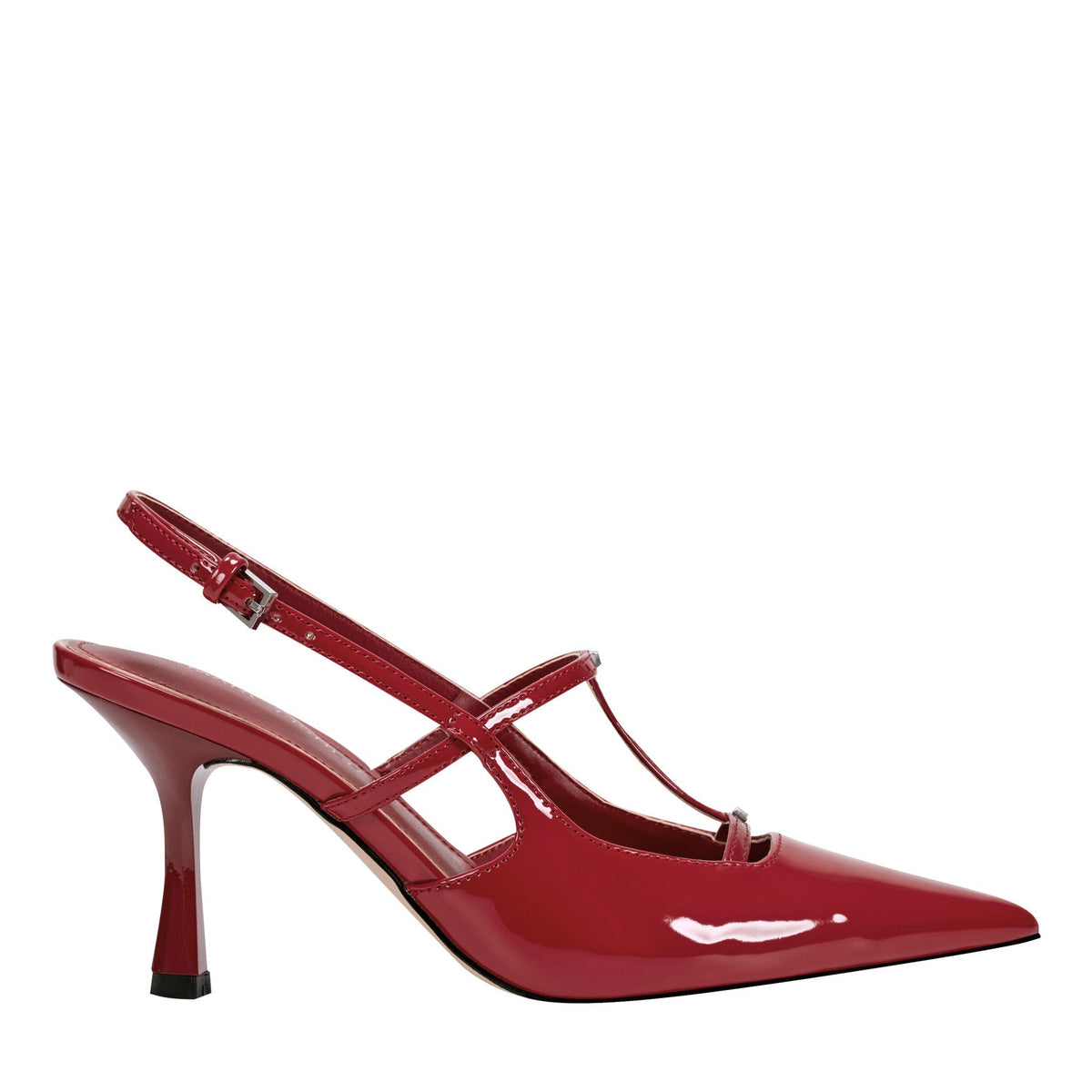 Remmi Strappy Slingback Pump - Red Patent | Marc Fisher