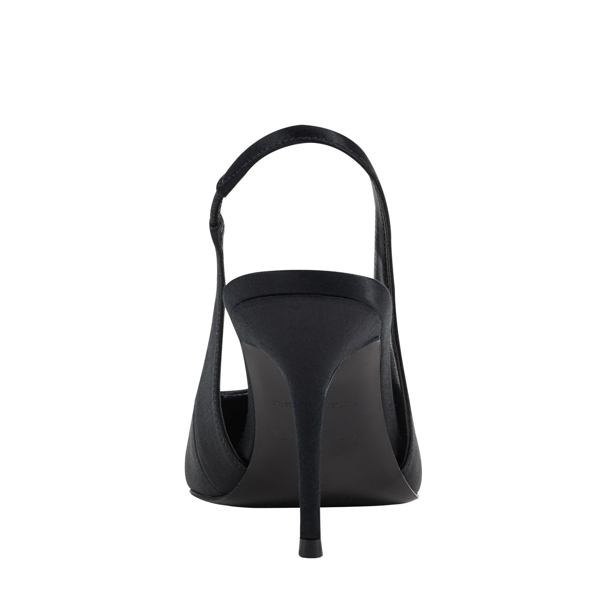 Leynne Slingback Pump - Black Satin | Marc Fisher