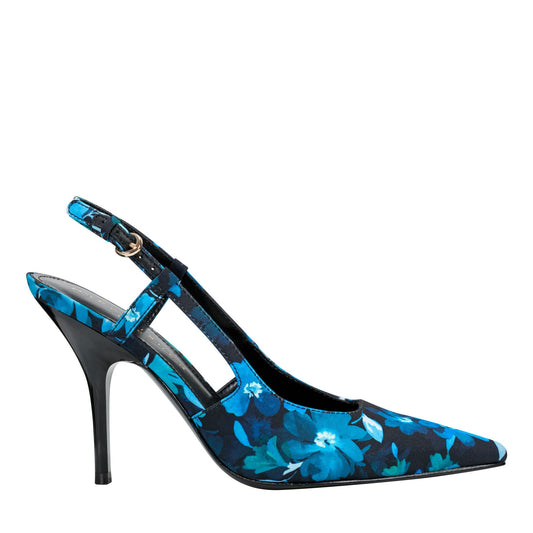 Torry Slingback Pump - Black Floral | Marc Fisher
