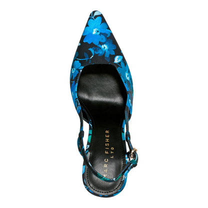 Torry Slingback Pump - Black Floral | Marc Fisher