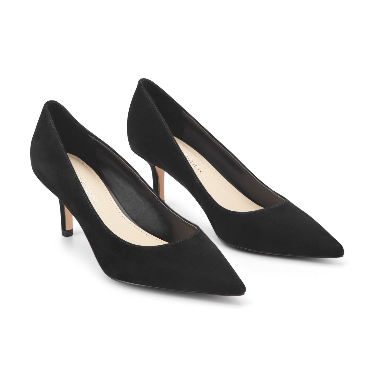 Alola Pump - Black Suede | Marc Fisher