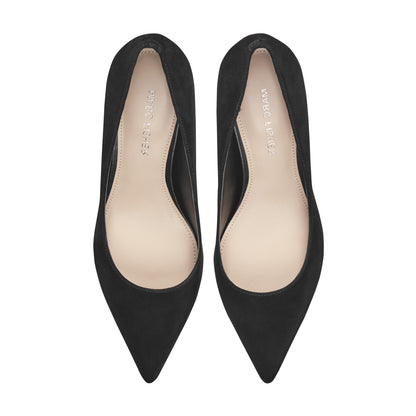 Alola Pump - Black Suede | Marc Fisher